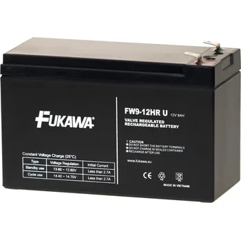 Záložní baterie FIAMM Akumulátor FUKAWA FW 9-12 HRU (12V 9Ah) 10810
