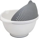 Bílá miska s cedníkem 2v1 Metaltex, Ø 28 cm ID_1175986