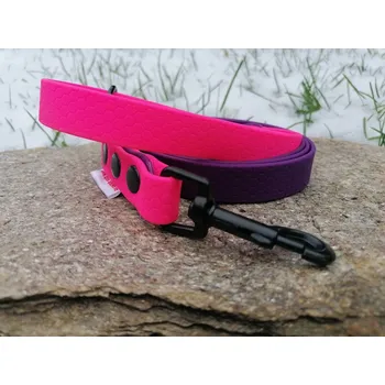 Vodítko pro psa RAK-Brno Vodítko 120 cm 20 mm Hexa - fialovo-růžová