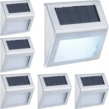 Venkovní osvětlení Venkovní nástěnné svítidlo Relaxdays šedé s integrovaným LED zdrojem 1 W