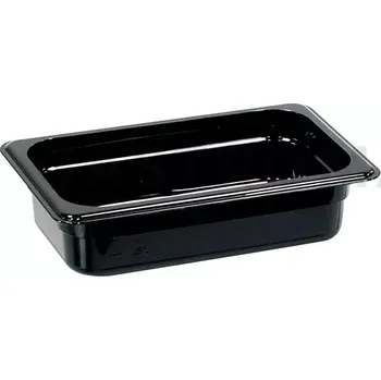 Gastro oděv Polykarbonátová černá nádoba GN 1/4, 65 mm | STALGAST, Bufet
