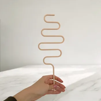 Stojan na květiny Plantbee Opora Espea jemně žlutá