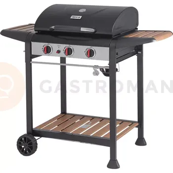 Zahradní gril Plynový gril, 3 hořáky, 9 kW | YATO, Natori