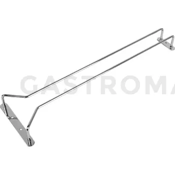 Barová židle Věšák na sklenice 1-řadý, chromovaný, 400 mm | STALGAST, 478010