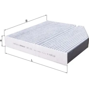 Ventilátor topení a klimatizace Filtr, vzduch v interiéru KNECHT LAK 1161