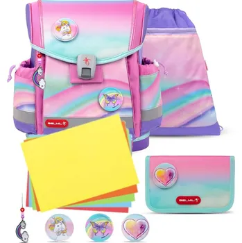 Školní aktovka Belmil 405-78 Classy Plus Dreamland (set s penálem a sáčkem) + DÁREK