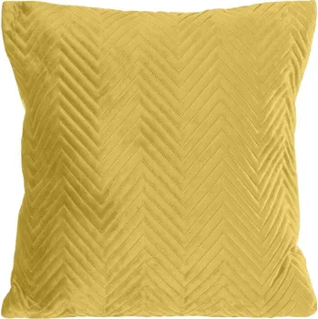 Povlečení Dekorační povlečení na polštář SOFIA v hořčičné barvě
