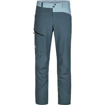 Snowboardové kalhoty Pánské Kalhoty Ortovox Mondeval Pants Men's Barva: Dark Arctic Grey, Velikost: S, Střih: Long