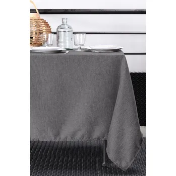 ubrus STOF Obdélníkový ubrus BEA, 140 x 240 cm, antracitový