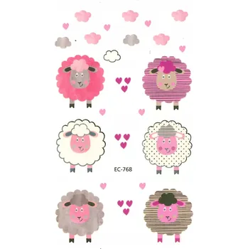 Odstranitelné tetování Smyvatelné tetování pro děti ZVÍŘATA EC768