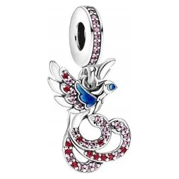 Přívěsek Přívěsek Charm Čínský fénix pták stříbro 925