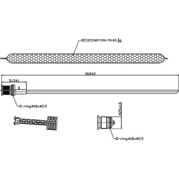 Sušič klimatizace Sušárna, klimatizace MAHLE AD 89 000S