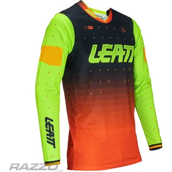 cyklistický dres Pánský MX dres LEATT Moto 4.5 Lite Jersey Citrus 2024 L