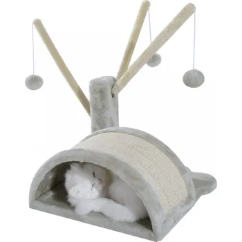 Škrabadlo pro kočky 40x38x38 cm | šedé