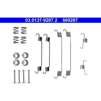 Brzdová čelist Sada příslušenství, brzdové čelisti ATE 03.0137-9287.2