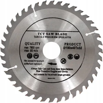 Pilový kotouč PILOVÝ KOTOUČ NA DŘEVO S WIDIOVÝMI ZUBY I-C 190 x 32 T40