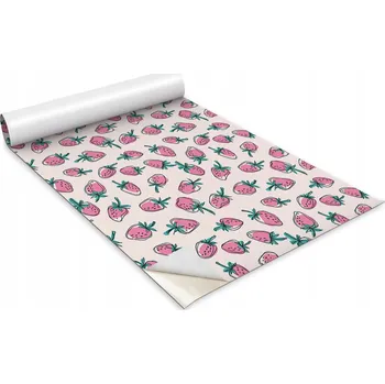 Fototapeta Matná nábytková fólie na dveře Růžové jahody 100 x 50 cm