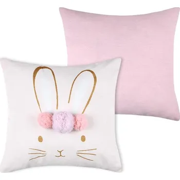 Polštář STOF Dětský polštář MATTY zajíček, 40 x 40 cm