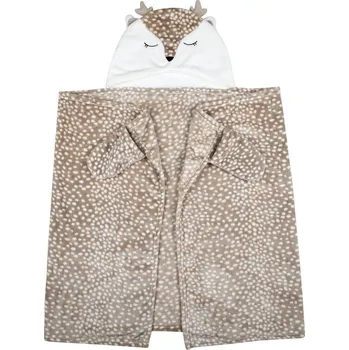 Dětská deka STOF Dětská deka s rukávy GABIN, 75 x 150 cm, béžová