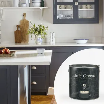 Olej na dřevo Little Greene Barva na dřevo na kuchyňskou linku - Polomatná 2,5L - Intelligent Satin Vyberte odstín:: Lute (317)