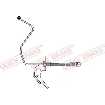 Brzdová hadice Brzdová hadice QUICK BRAKE 35.914