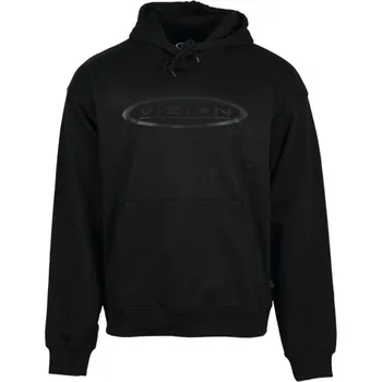 Vision Mikina Fish Oval Hoodie, black - vel. M