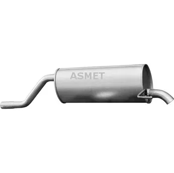 Tlumič výfuku Zadní tlumič výfuku ASMET 16.099