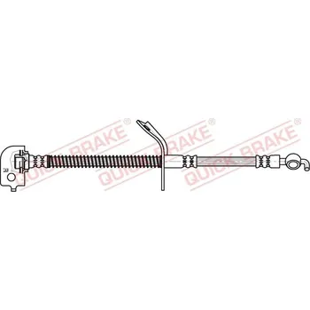 Brzdová hadice Brzdová hadice QUICK BRAKE 50.887