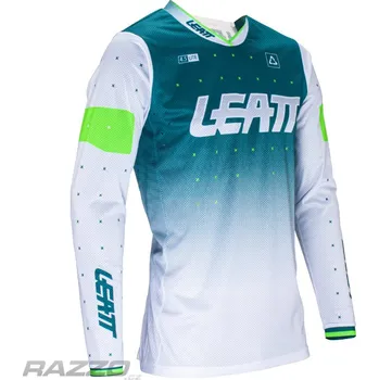 cyklistický dres Pánský MX dres LEATT Moto 4.5 Lite Jersey Acid Fuel 2024 XXL