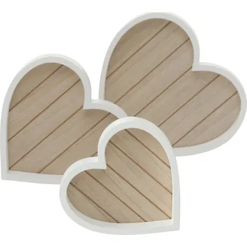 Boltze Home Dekorativní podnosy ve tvaru srdce, HERZ