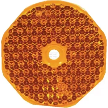 Přívěs Jokon Odrazka kulatá oranžová, 60 mm, k přišroubování, ECE R86, pro přívěsy a návěsy,