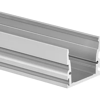 LED lišta LED hliníkový profil KLUŚ HR-MAX-T |neanodizovaný Délka: 1m