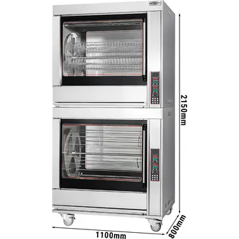 Kuchyňský gril G.Gastro Elektrický gril na kuřata / se 14 koši pro 84 kuřat