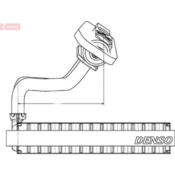 Výparník klimatizace Výparník, klimatizace DENSO DEV09020