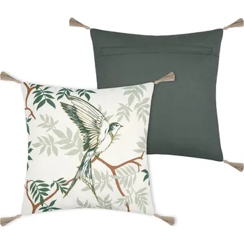 Polštář STOF Dekorační polštář BOTANYS s třásněmi, 40 x 40 cm