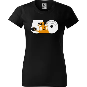 Dámské tričko DOBRÝ TRIKO Dámské tričko s potiskem Jsem střelená 50 let Barva: Černá, Velikost: S