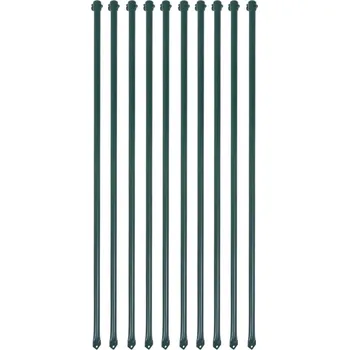 Plot Plotové sloupky, 10 ks, kov, 1 m, zelené IM_142309