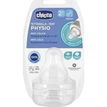 Chicco dudlík na láhev Perfect 5/Well Being fyziologický střední průtok 2 ks