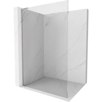 Mexen Kioto L sprchová stěna Walk-in 55 x 200 cm, transparentní, kartáčovaný nikl - 800-055-103-97-00 Sprchové stěny