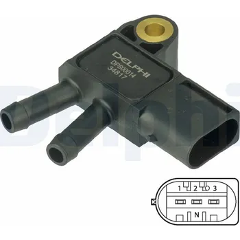 Čidlo automobilu Senzor, tlak výfukového plynu DELPHI DPS00014