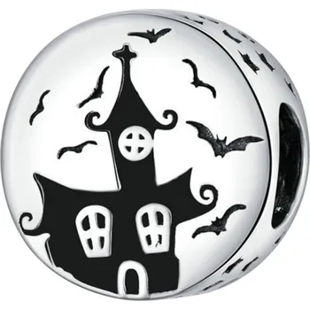 Přívěsek Stříbrný přívěsek korálek na náramek Halloween