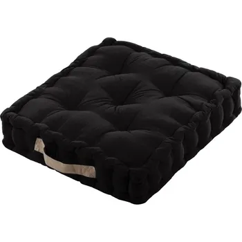 Polštář STOF Podlahový polštář DUO, 45 x 45 x 10 cm, černý