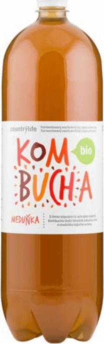 BIO Kombucha Meduňka – hotový probiotický nápoj 2 l | vyhonky.cz Probiotický nápoj, objem 2 l