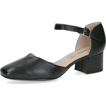 Dámské lodičky Dámské kožené lodičky 9-22309-44-022 Caprice černá Barva: black nappa, Velikost: 40