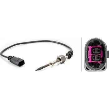 Čidlo automobilu Čidlo, teplota výfukových plynů HELLA 6PT 014 494-831