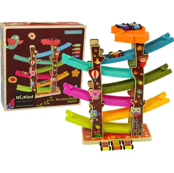 autodráha LEAN Toys Barevná autodráha - strom