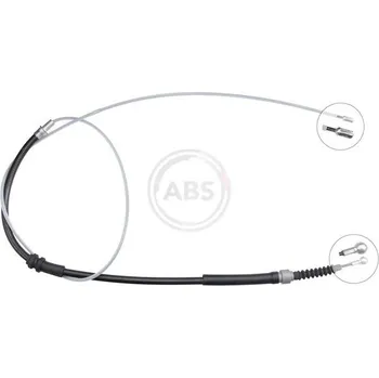 Lanko parkovací brzdy Tažné lanko, parkovací brzda A.B.S. K13875