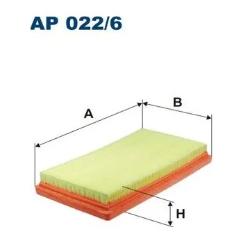 Vzduchový filtr Vzduchový filtr FILTRON AP 022/6