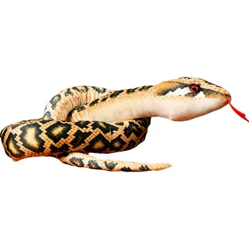 plyšák LEAN Toys Plyšový had 210 cm Světlá