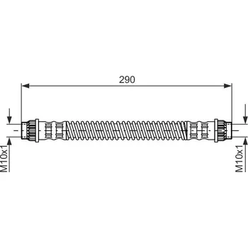 Brzdová hadice Brzdová hadice BOSCH 1 987 476 702
